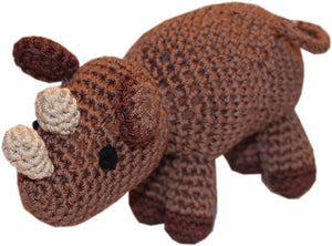 Ruby the Rhino Knit Toy