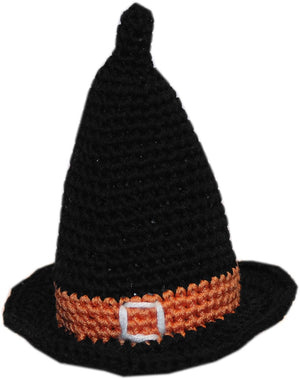Halloween Witch Hat Knit Toy