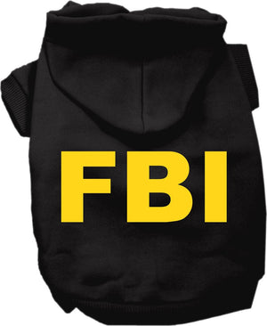 FBI Costume Screen Print Hoodie