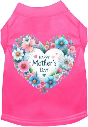 Sweet Mothers Day Screen Print Dog Shirt in Many Colors