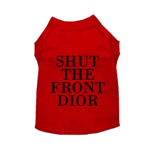 Shut the Front Dior Shirt in Red