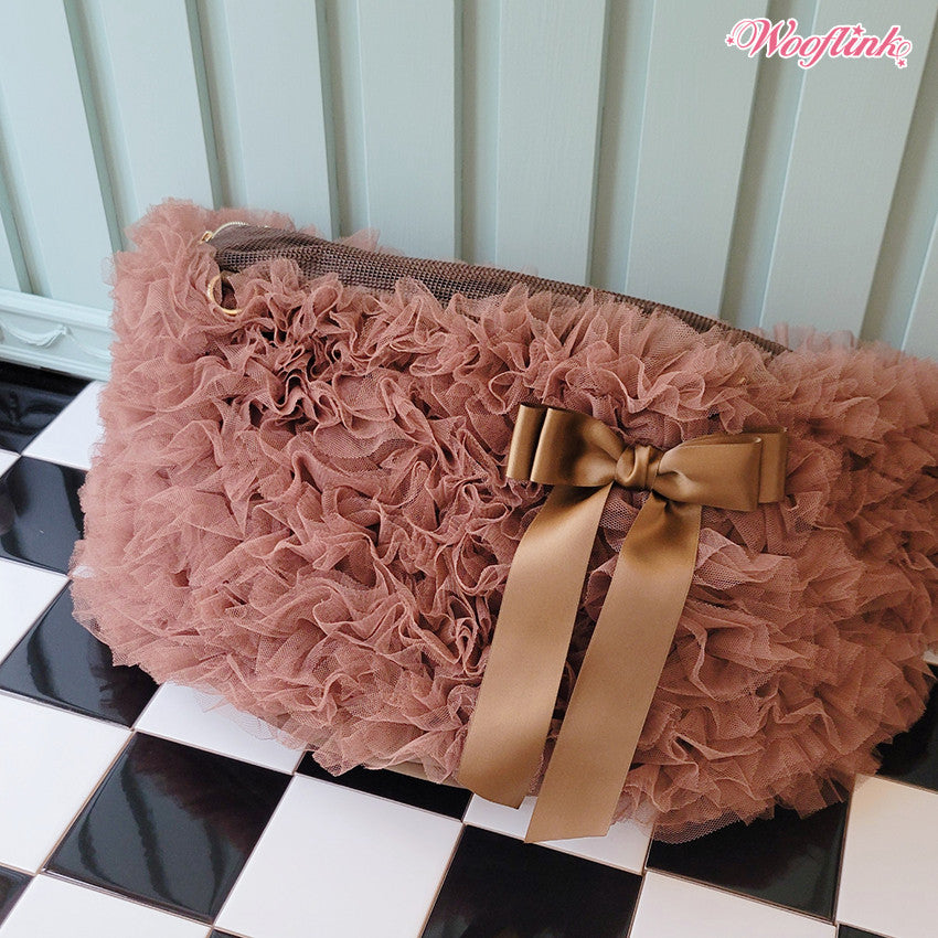 Wooflink Hug Me Bag Tulle in Chestnut – Posh Puppy Boutique
