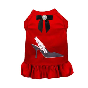 J' Adore Me Sling Back Casual Dress in Red