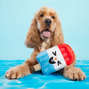 BARK Rocket Droolsicle Fourth of July Plush Dog Toy