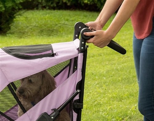 pet gear excursion dog stroller Pet Gear Excursion NO-Zip Pet Stroller Mountain Lilac