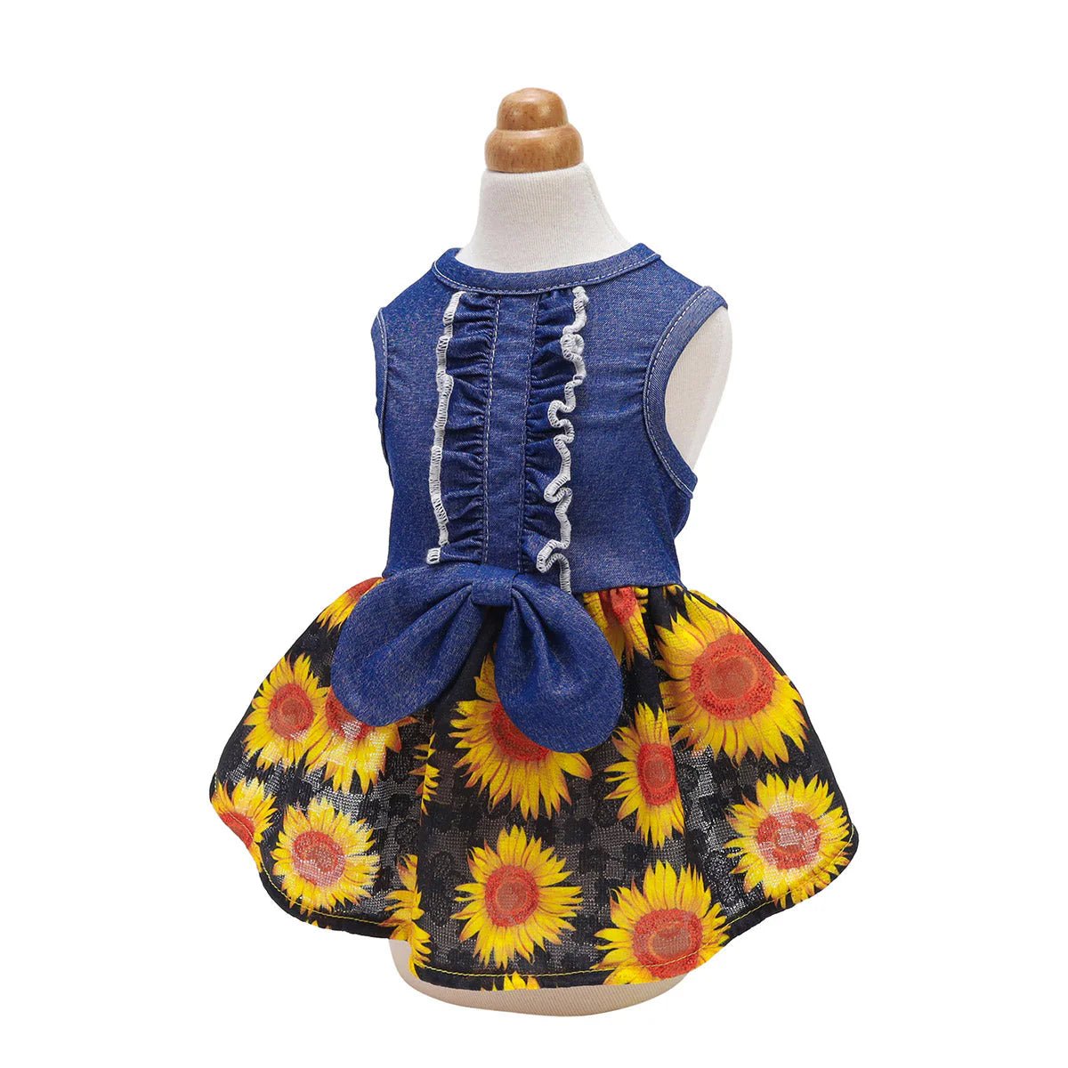 Sunflower Denim Dress