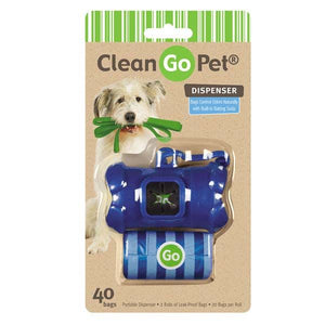Clean Go Pet Bone Waste Bag Holder in Blue