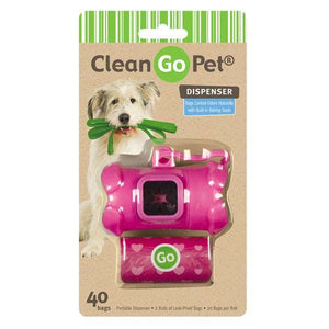 Clean Go Pet Bone Waste Bag Holders in Pink