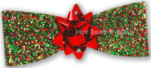 Wrapped Up Hair Bow in Red
