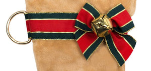 Tan Greyhound Decorative Dog Christmas Stocking