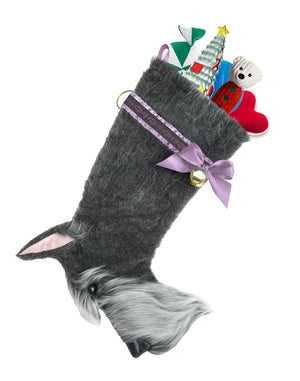Schnauzer Decorative Dog Christmas Stocking