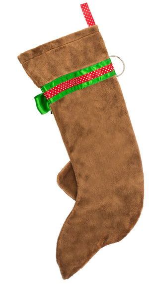 Dachshund (Tan/Red) Decorative Dog Christmas Stocking