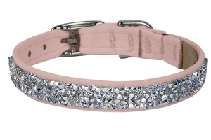 Susan Lanci Crystal Rock Collection Collars in Many Colors - Posh Puppy Boutique