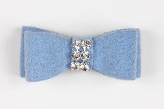 Susan Lanci Giltmore Collection Crystal Hair Bows - Many Colors - Posh Puppy Boutique