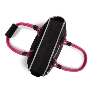 Out-and-about Pet Tote in Black/Magenta