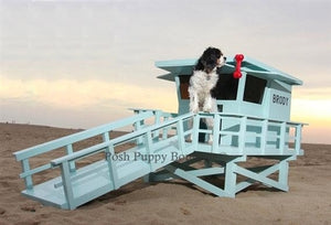 Custom Exclusive Lifeguard Stand Dog House - Posh Puppy Boutique