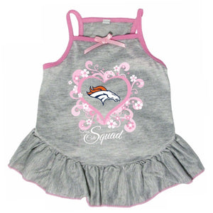 Denver Broncos "too Cute Squad" Pet Dress