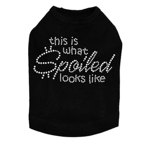 This is What Spoiled Looks Like Rhinestones Tank- Many Colors - Posh Puppy Boutique