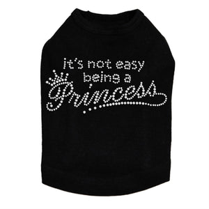 It's Not Easy Being A Princess Rhinestone Tank- Many Colors - Posh Puppy Boutique