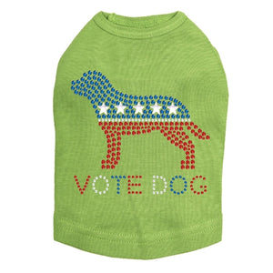 Vote Dog Rhinestone Tank - Many Colors - Posh Puppy Boutique