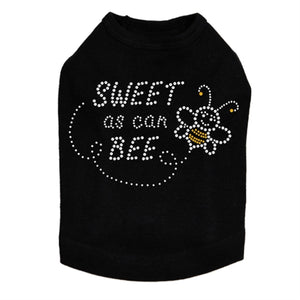 Sweet as Can Bee Rhinestones Tank- Many Colors - Posh Puppy Boutique