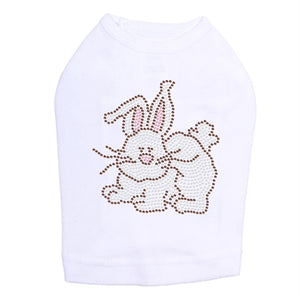 Easter Bunny Rhinestone Dog Tank- Many Colors - Posh Puppy Boutique