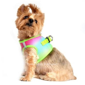 American River Ultra Choke Free Dog Harness- Ombre Collection -Rainbow - Posh Puppy Boutique