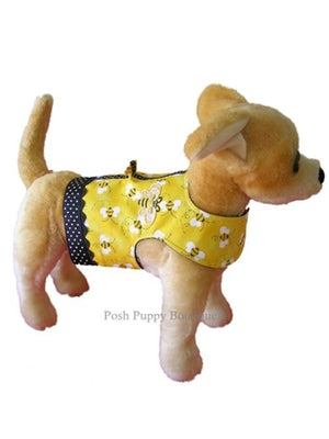 Busy Bees Harness Vest - Posh Puppy Boutique