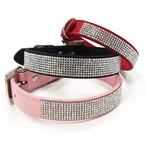 VIP Bling Collar- Pink - Posh Puppy Boutique
