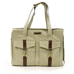 Buckle Tote V2 Carrier- Beige - Posh Puppy Boutique