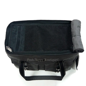Buckle Tote V2 Carrier- Charcoal - Posh Puppy Boutique