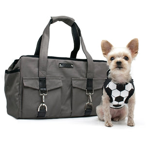 Buckle Tote BB - Charcoal - Posh Puppy Boutique