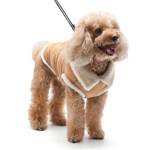 Furry Runner Coat Brown - Posh Puppy Boutique