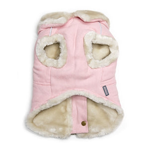 Furry Runner Coat Pink - Posh Puppy Boutique