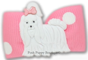 On Display Hair Bow - Posh Puppy Boutique