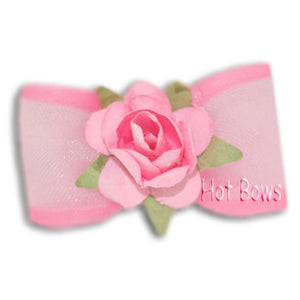 Sheer Delight Hair Bow - Posh Puppy Boutique