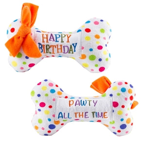 Happy Birthday Bone Toy - Posh Puppy Boutique