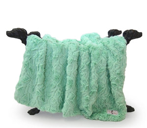 Bella Blanket in Mint - Posh Puppy Boutique