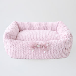 Dolce Dog Bed in Rosewater - Posh Puppy Boutique