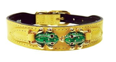 Leap Frog Collar in Canary Yellow