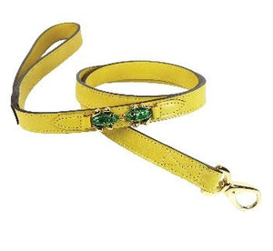 Leap Frog Collar in Canary Yellow - Posh Puppy Boutique