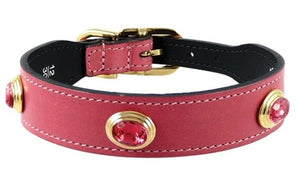 The Royal Collection Dog Collar in Petal Pink - Posh Puppy Boutique