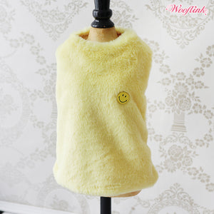 Wooflink Smile Fur Coat - Yellow