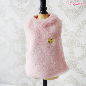 Wooflink Smile Fur Coat - Pink