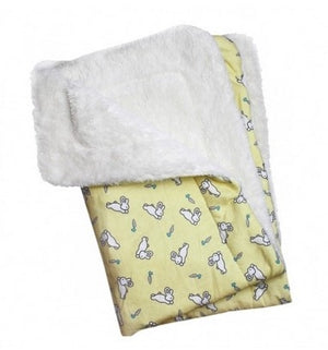 Hopping Bunny Flannel-Ultra-Plush Blanket - Posh Puppy Boutique