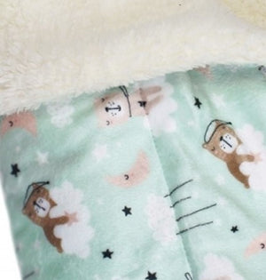 Ultra Soft Minky-Plush Bedtime Bear Blanket - Posh Puppy Boutique