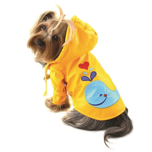 Splashing Whale Raincoat - Posh Puppy Boutique