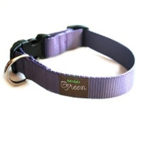 Mimi Green Grape Webbing Dog Collar