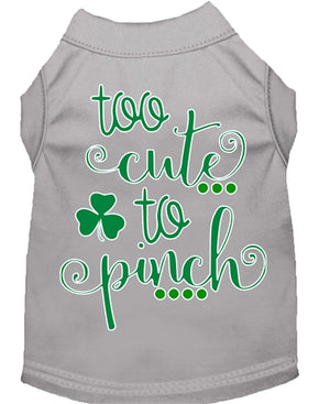 Too Cute to Pinch Screen Print Dog Shirt in Many Colors - Posh Puppy Boutique
