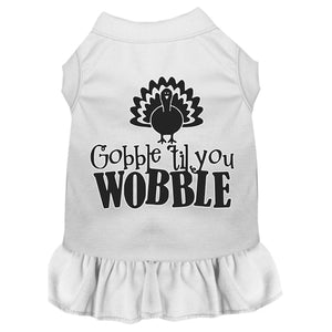 Gobble til You Wobble Screen Print Dog Dresses in Many Colors - Posh Puppy Boutique